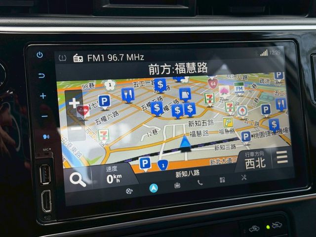 免鑰匙／僅跑7.8萬／前後雷達／倒車顯影／盲點偵測／定速巡航／六顆氣囊  第12張相片