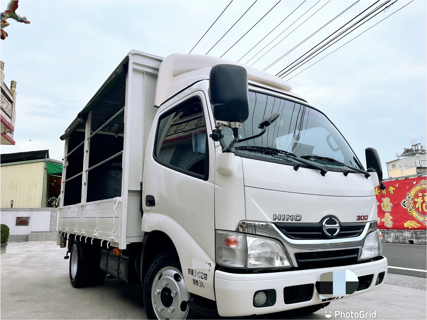 2015年 HINO 300 4.0 11.5尺 硬頂蓬式 尾門  第4張相片