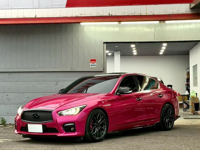 Q50 改鋁圈/可調避震/B牌前六後四卡鉗/閥門排氣/變形蟲方向盤/豎屏安卓機/空力套件/碳纖尾翼  第1張相片