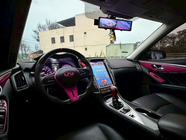 Q50 改鋁圈/可調避震/B牌前六後四卡鉗/閥門排氣/變形蟲方向盤/豎屏安卓機/空力套件/碳纖尾翼  第4張相片