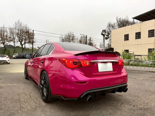 Q50 改鋁圈/可調避震/B牌前六後四卡鉗/閥門排氣/變形蟲方向盤/豎屏安卓機/空力套件/碳纖尾翼  第6張相片