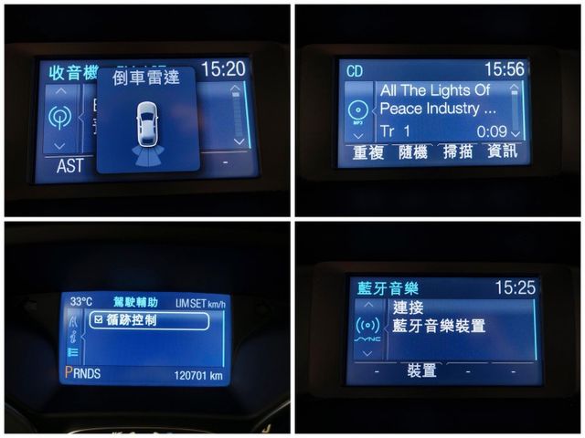 2014年 FORD福特 FOCUS 白 2.0 / 天窗.定速.雙區恆溫.循跡防滑.藍芽  第12張相片