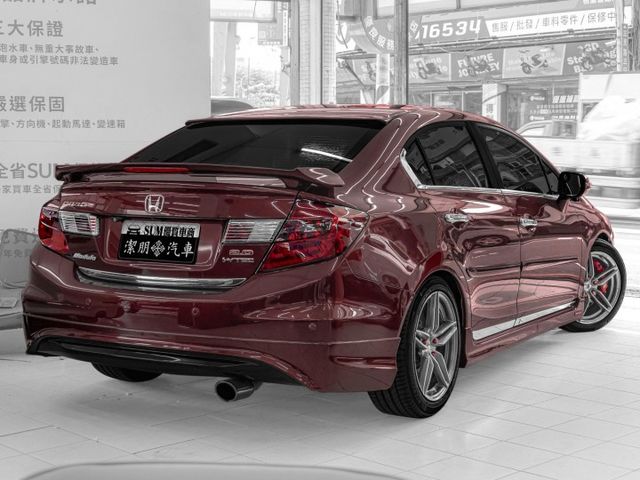 原廠保養！2015年 HONDA本田 CIVIC 紅 2.0／天窗.定速.電動椅.倒車顯影.循跡防滑  第2張相片