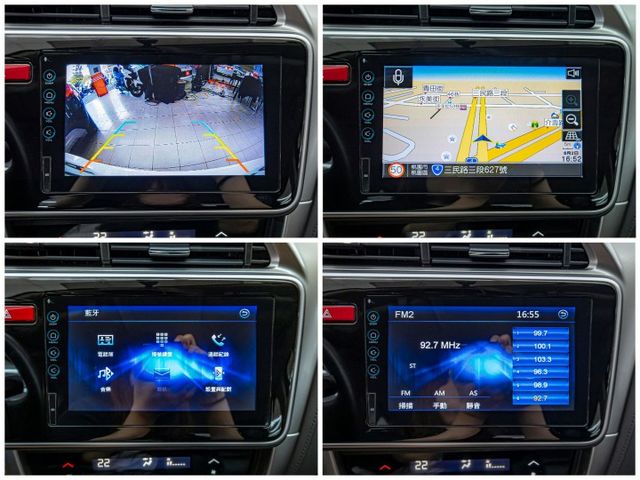 2017年 HONDA本田 CITY 白 1.5／定速.導航.倒車顯影.恆溫  第11張相片
