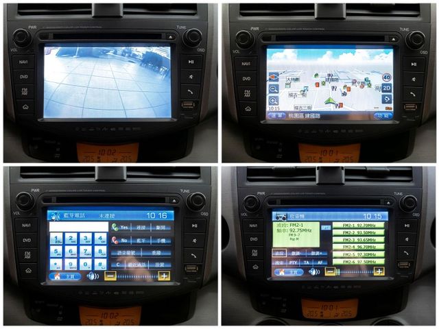 原廠保養！2010年型 TOYOTA豐田 RAV4 黑 2.4／天窗.定速.導航.循跡防滑.倒車顯影  第11張相片