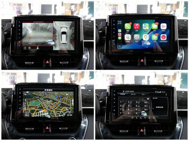 原廠保養！2022年型 TOYOTA豐田 CROSS 黑 1.8／I-KEY.ACC.盲點.車偏.環景.電尾  第11張相片