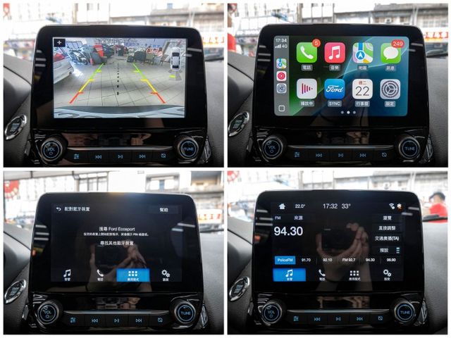 旗艦型！2018年 FORD福特 ECOSPORT 白 1.0／I-KEY.定速.循跡防滑.恆溫.CarPlay  第11張相片