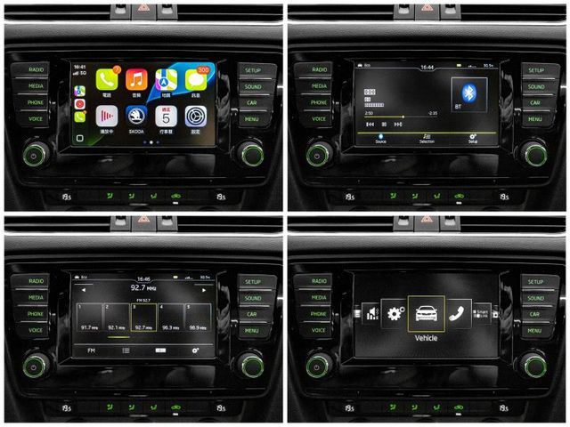 RS版！2016年型 SKODA斯柯達 OCTAVIA 藍 2.0／定速.快撥.循跡防滑.雙區恆溫.CarPlay  第11張相片