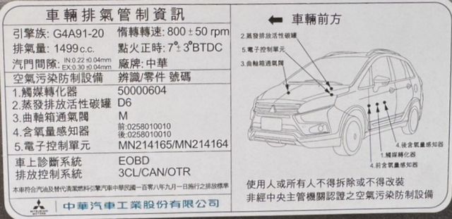 2023 Mitsubishi Colt Plus~僅跑1萬多KM✅I KEY✅環景影像系統✅盲點偵測✅電動尾門✅恆溫空  第20張相片