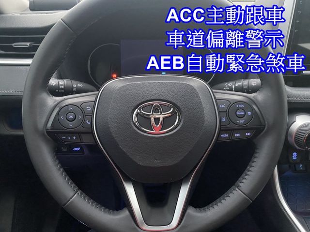 2020.12月出廠 RAV4 油電混合 旗艦版，雙認證 僅跑6萬 車況新，ACC跟車、環景影像、盲點偵測、電動尾門  第8張相片