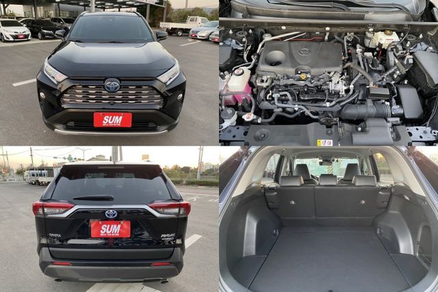 2020.12月出廠 RAV4 油電混合 旗艦版，雙認證 僅跑6萬 車況新，ACC跟車、環景影像、盲點偵測、電動尾門  第15張相片