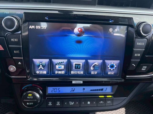 2015 Toyota Corolla Altis 1.8經典版Safety+ 免鑰匙啟動 定速巡航 方向盤快控鍵 恆溫  第10張相片