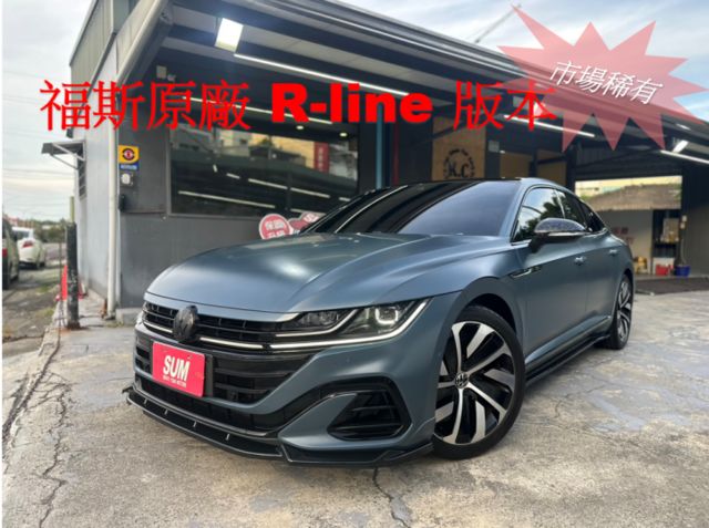原版件、全原廠保養、原廠R-line 套件、IQ.DRIVE智能輔助駕駛套件（ACC)、H/K480W環繞音響、運動化黑  第1張相片
