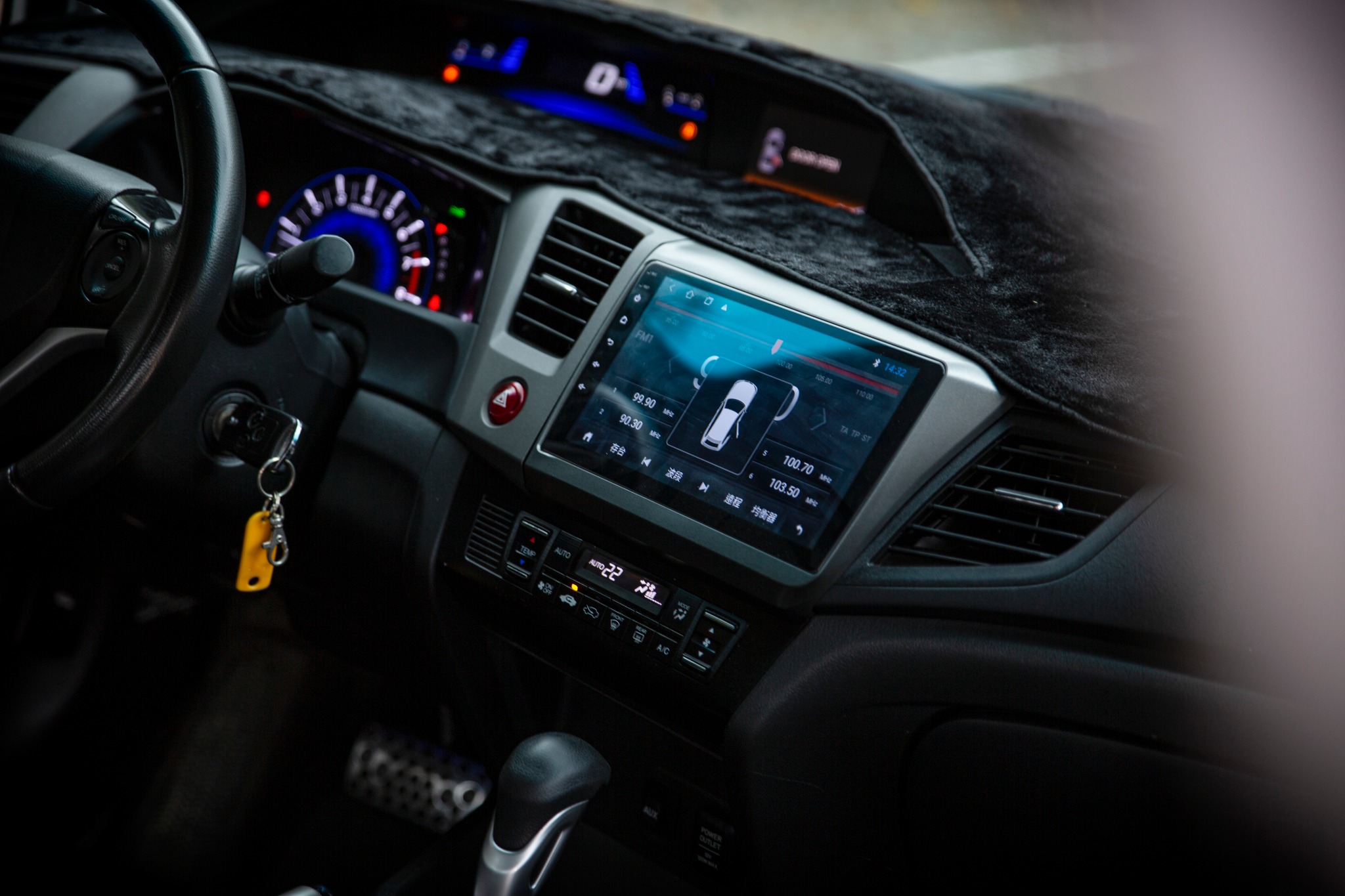 13年 Civic 9代 K14 頂級 換檔快撥 恆溫 定速【實車價行情指標店】  第6張相片