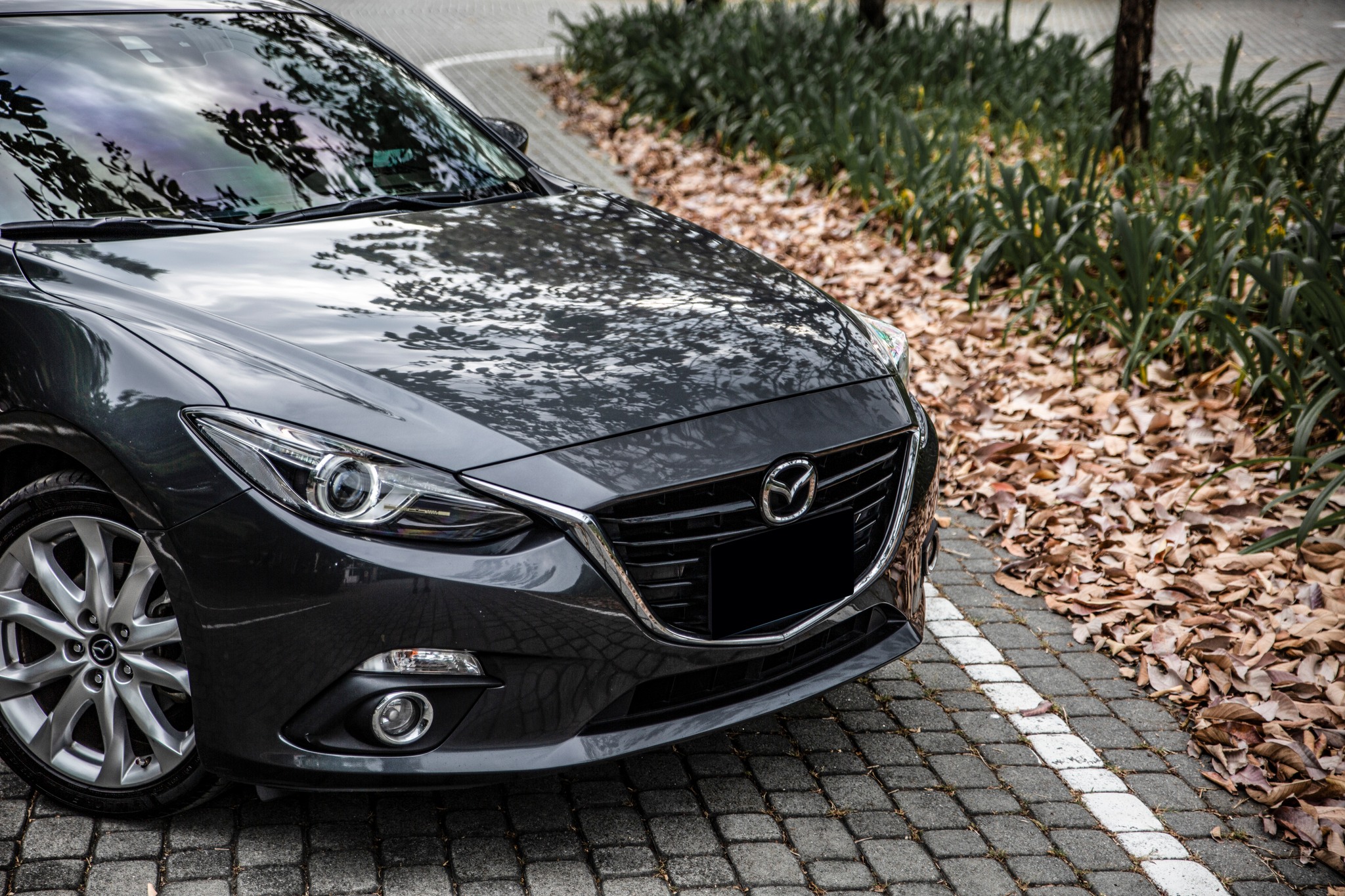 16年 Mazda3 4D 頂級型 鋼鐵灰 抬顯 盲點【實車價行情指標店】  第10張相片