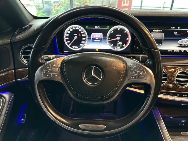 後座買家董事長座駕 2014 BENZ S350DL 總代理 里程保證 已認證  第7張相片