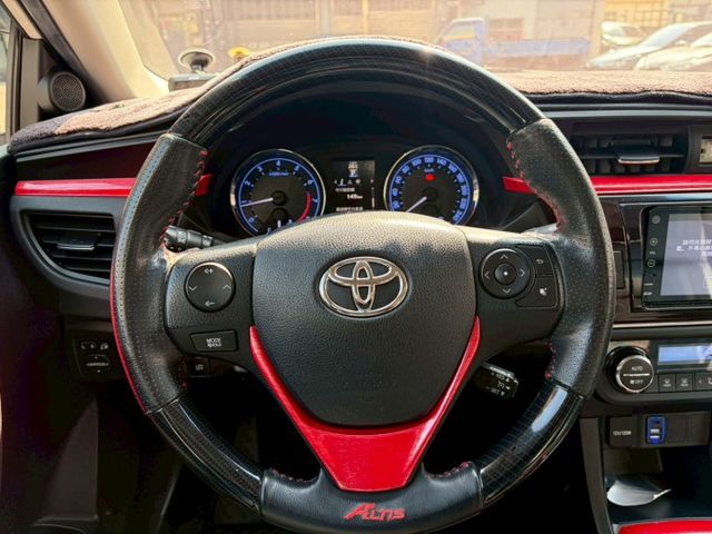 11代 Altis S+版 IKEY免鑰匙/恆溫/定速/雙環表/原廠導航 升級魚眼頭燈 原版件 定期保養  第11張相片