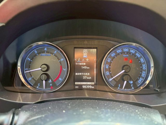 11代 Altis S+版 IKEY免鑰匙/恆溫/定速/雙環表/原廠導航 升級魚眼頭燈 原版件 定期保養  第20張相片