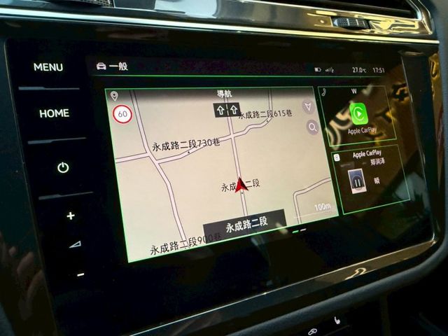 Tiguan 330TSI ACC跟車/抬顯/電尾門/環景/Carplay/三區恆溫/導航 原版件 定期保養 已認證  第16張相片