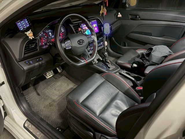 Elantra Sport 跟車/車偏/IKEY免鑰匙/環景影像/LED頭燈/安卓機/鋁圈/恆溫空調 原版件 定期保養  第7張相片