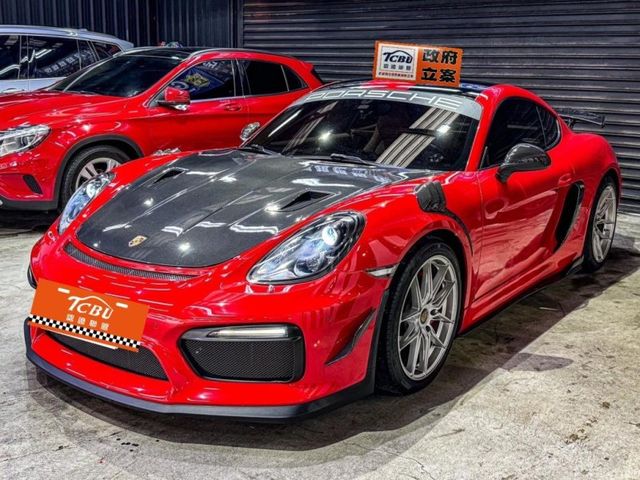981 Cayman S 稀有3.4 全車崩品升級 GT4外觀/ X73電子懸吊/跑車計時器/BOSE音響/19吋鋁圈  全車TWL碳纖維套件 鍛造碳纖維GT4大尾翼/碳纖維引擎蓋/碳纖維開孔葉子版/碳纖維小尾翼/碳纖維後下/碳纖維風刀/ 碳纖維進氣側蓋/碳纖維側裙/碳纖維後下巴 /正蠍子排氣中尾段/新款GT方向盤  第1張相片
