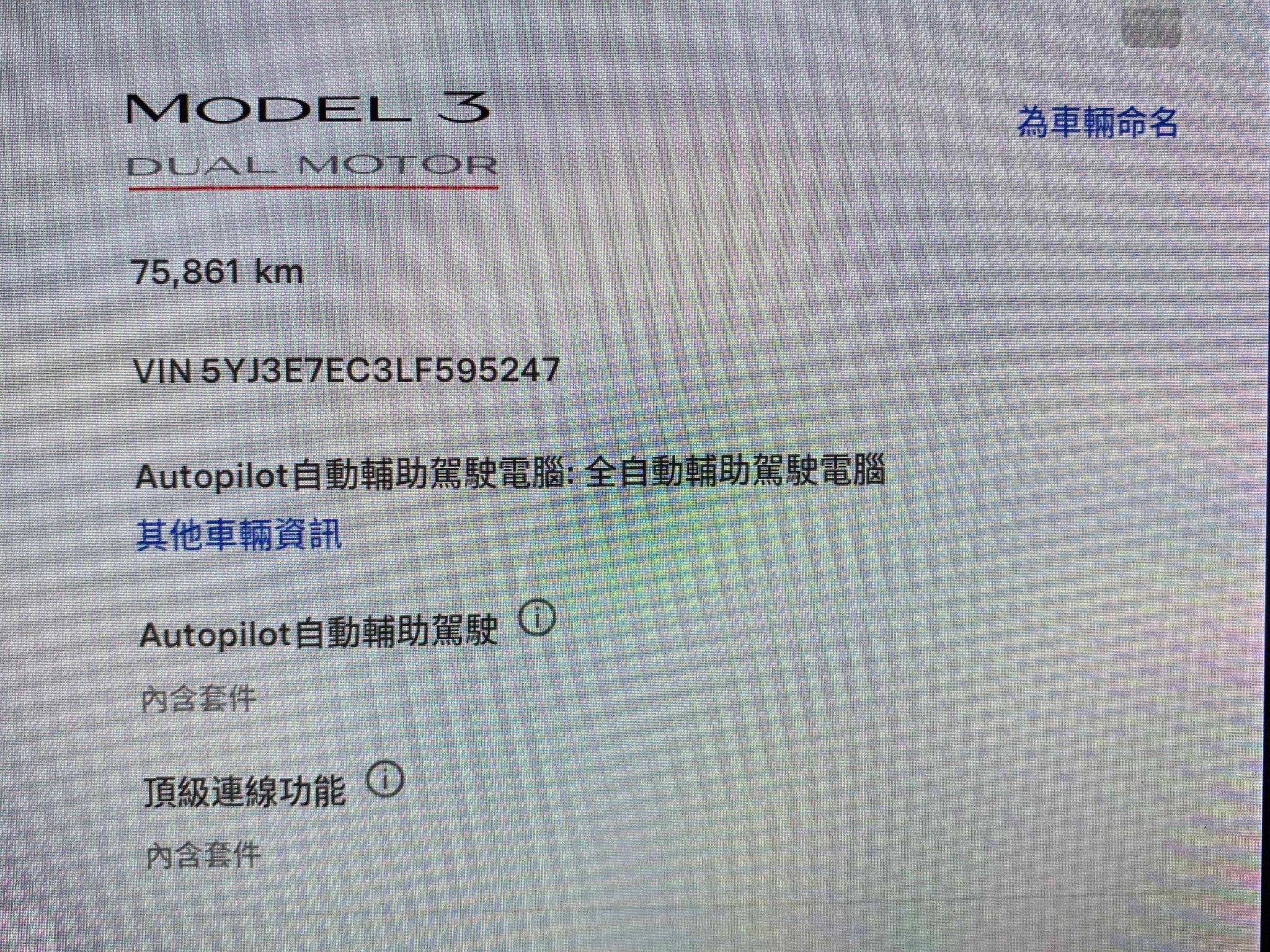 Model3 P版.20吋鍛造框.全速域跟車.全景  第13張相片