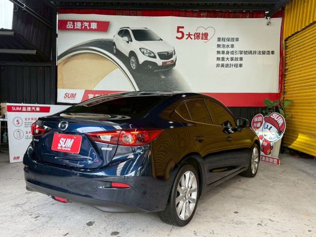 2016年MAZDA 3 四門頂級有盲點 定速 抬顯 電子手煞車!!!!  第3張相片