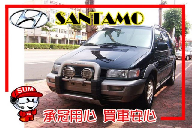 中古車 00年現代休旅車asntamo 六人座最便宜的休旅車 Hyundai 現代 Santamo 台中市 Findcar 找車網