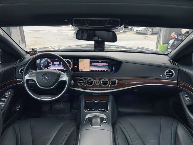 2014 M-Benz S-Class S400 L 黑色 原鈑件 僅跑12萬 西裝暴徒 最大馬力 333P  第5張相片