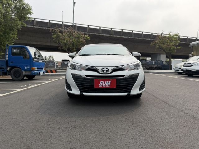 2020 Toyota Vios 1.5 白色 原鈑件 認證車 新價格 便宜 代步車  第2張相片