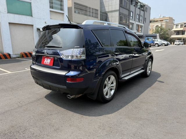 2012年 Outlander 2.4 4WD旗艦型 藍色 認證車 原廠保養 僅跑5萬 稀有極品 全網最便宜  第4張相片