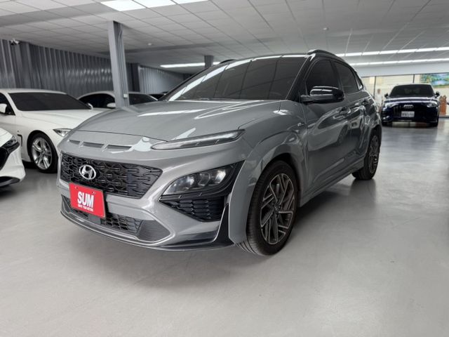 2021 Hyundai Kona 小改款 1.6t 渦輪增壓 N Line水泥灰 原鈑件  新價格 保證全網最便宜  第1張相片