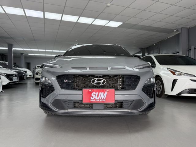 2021 Hyundai Kona 小改款 1.6t 渦輪增壓 N Line水泥灰 原鈑件  新價格 保證全網最便宜  第2張相片