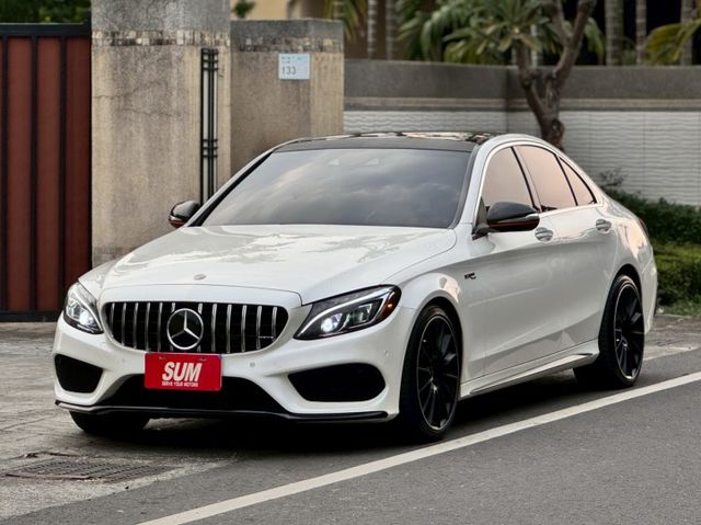 2015 BENZ C400/ 電冷熱通風椅/天窗/柏林/LED頭燈/盲點/23P跟車/倒車顯影  第1張相片