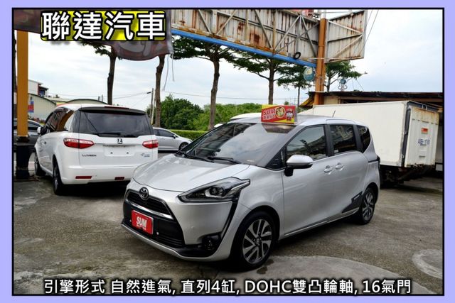 2017 Toyota Sienta 7人座豪華＋電動側滑門/倒車影像/衛星導航/中控螢幕  第2張相片