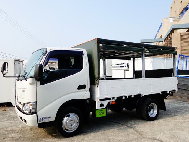 《僅跑2萬》HINO-10.5呎加裝五面掀棚架《油壓尾門》  第2張相片