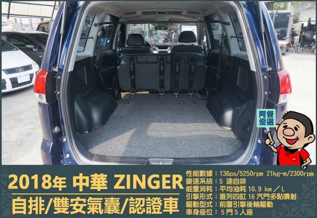 2018年中華勁哥│一年僅跑不到一萬五千公里│倒車雷達│兒童安全鎖│雙安全氣囊│全車系第三方認證│全宇宙唯一不沒收訂金│  第11張相片