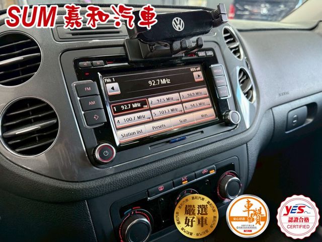 SUM嘉和汽車 TIGUAN 四輪傳動/渦輪增壓器/液晶螢幕/電動後視鏡/倒車顯影  第10張相片