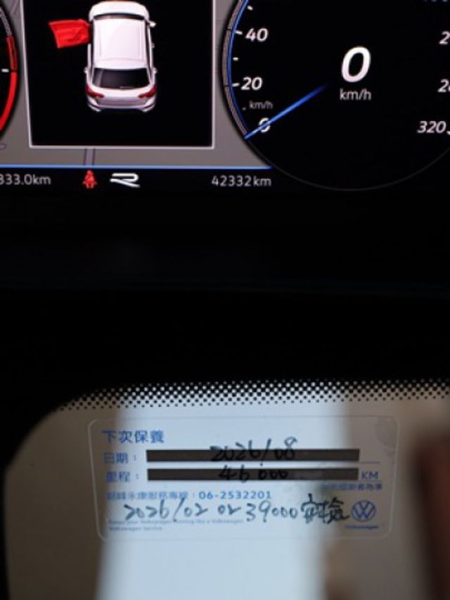 2024.3領牌/2024年式 T-Roc R 原鈑件 原廠保養 新車保固中 已認證 底色為藍色  第15張相片