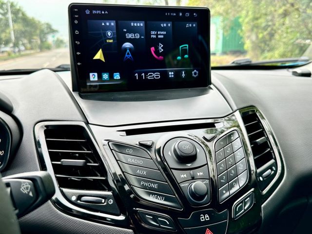 FIESTA 1.0渦輪 省油省稅金 一手車原廠紀錄實跑9萬9里程保證 IKEY 安卓主機 倒車顯影 恆溫空調  第16張相片