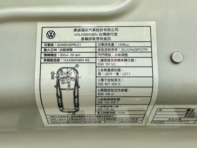 CADDY 1.5TSi 2人座貨車版 手排 一手車原廠紀錄實跑7萬4里程保證 原廠保固到2026.03  第19張相片