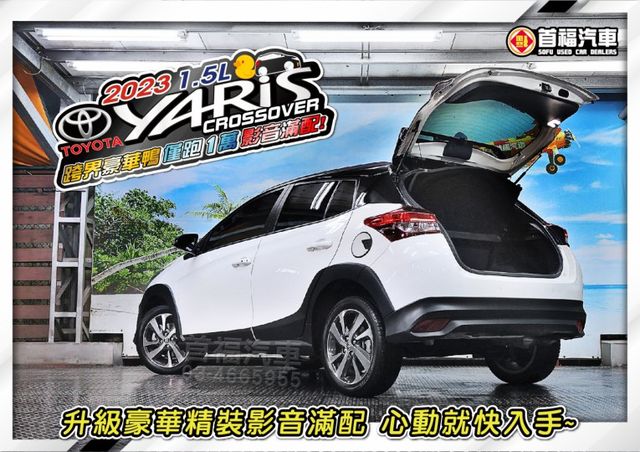 【現在買最便宜】最末代稀有跨界大鴨~只跑1萬超新車況+原廠保固中~頂級版有摸門+黑白配色~快閃49.9可全貸~快來電預約  第3張相片