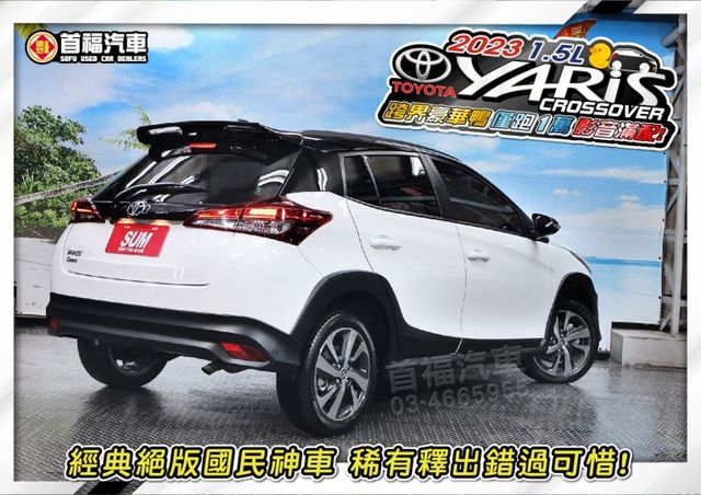 【現在買最便宜】最末代稀有跨界大鴨~只跑1萬超新車況+原廠保固中~頂級版有摸門+黑白配色~快閃49.9可全貸~快來電預約  第6張相片