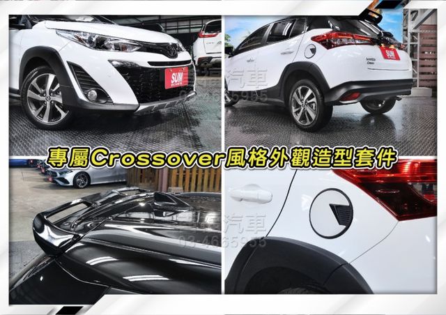 【現在買最便宜】最末代稀有跨界大鴨~只跑1萬超新車況+原廠保固中~頂級版有摸門+黑白配色~快閃49.9可全貸~快來電預約  第18張相片