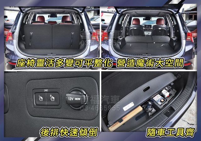 【現在買最便宜】這台很香~稀有旗艦版柴油4WD正7人+超低里程2萬原廠紀錄~全景天窗+跟車+環景+通風椅~可全貸快來電~  第12張相片