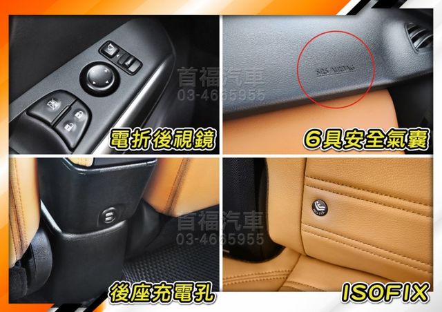 【現在買最便宜】秒殺49.9~只跑3萬原廠紀錄~頂智行旗艦版雙色加橘內裝+升級環景+無線充電+行車紀錄器~可全貸快搶喔~  第18張相片