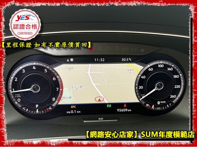 【全場認證五大保證】認證車 330TSI 4WD Acc CarPlay 環景 HUD 駕駛記憶電動椅 電尾門 自動停車  第4張相片