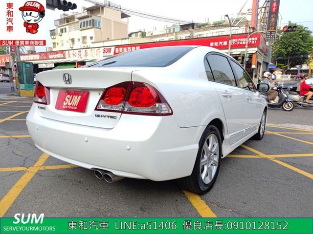 可全貸~頂級八代喜美~天窗~音控~恆溫~雙安~黑內裝~802醫生一手車~原版件~  第7張相片