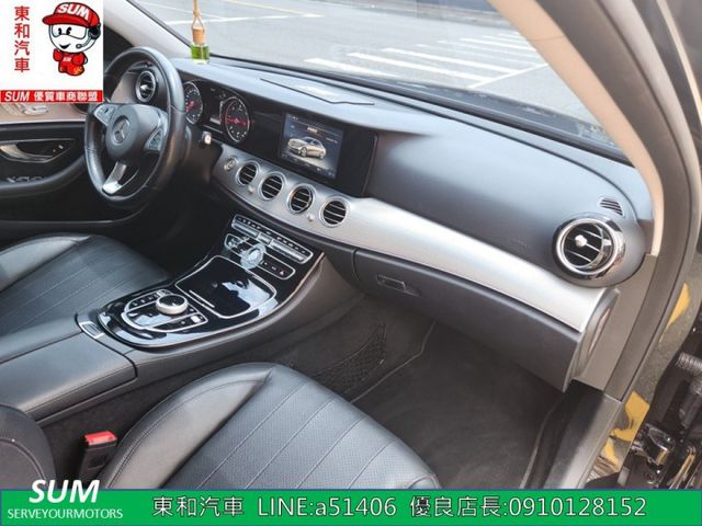 可全貸~老闆車E220d~總代理~停車輔助~前後雷達、雙前電動座椅~定速巡航~中文導航~  第13張相片