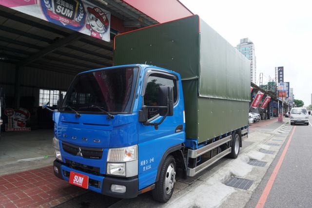 (全新) 升降布篷 , 2021年中華堅達14呎貨車,附升降尾門+升降布篷 / 倒車顯影/ 安卓機 /零頭款可全額貸  第1張相片